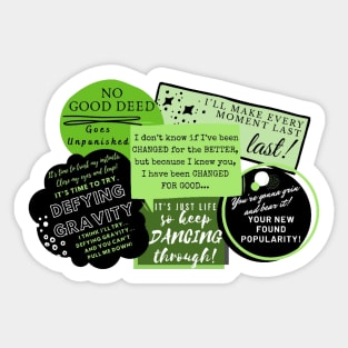 Wickedly Fun Quotes Sticker